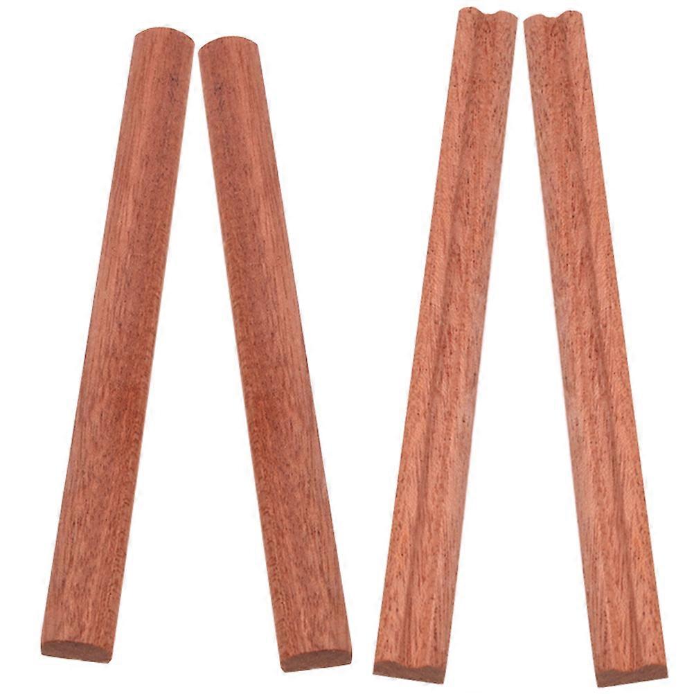 DIY Wood Thumb Piano Bridge for Kalimba Brown Color 17 Key Professional Replacement Part
