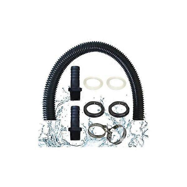 Rain barrel connection kit, including two joint with nuts, practical and easy to install for large water volume