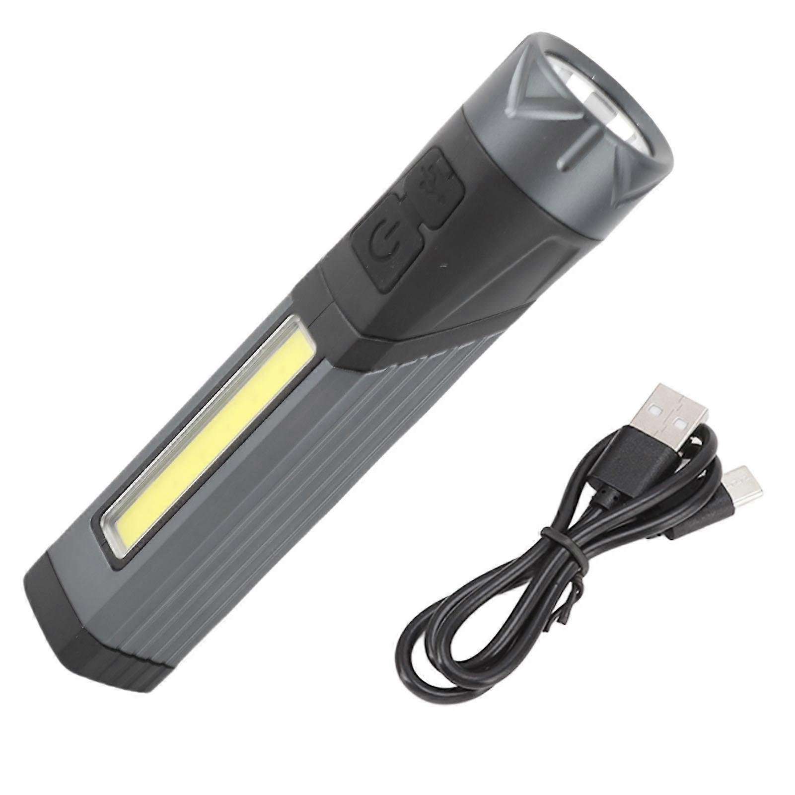 Folding Magnetic Flashlight 7 Gears Rotatable Foldable Rechargeable High Brightness LED COB Work Light for Camping Repairing