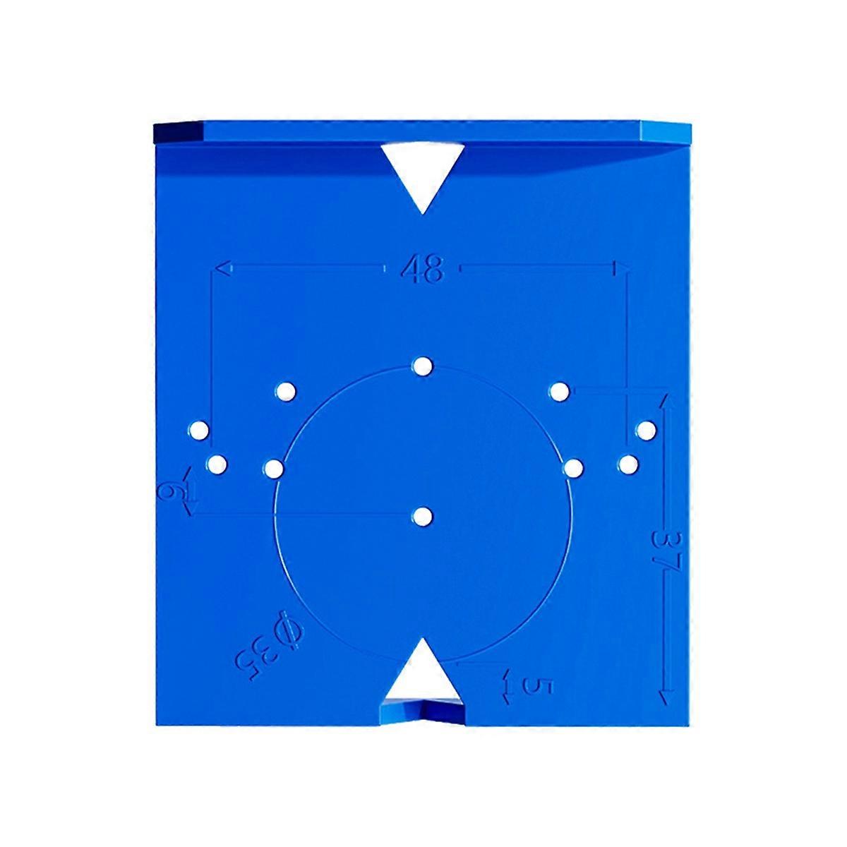 Hidden Hinge Fixture - Precise Locking Hinge Drilling Guide Hole Punch Locator Woodworking Tool