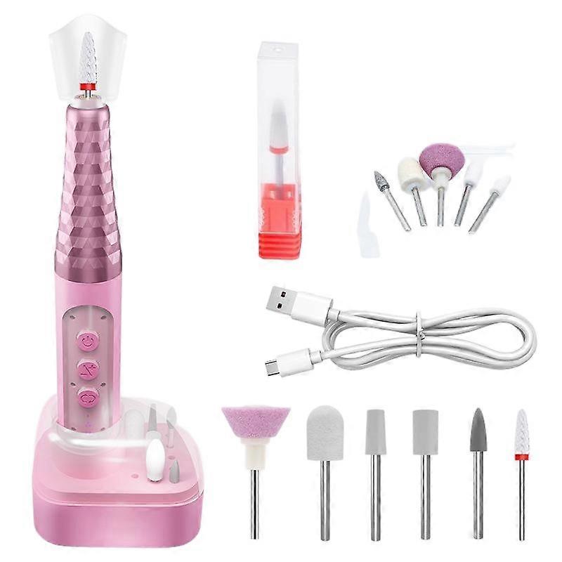 Nail grinder with 6 adjustable speeds and multiple functions
