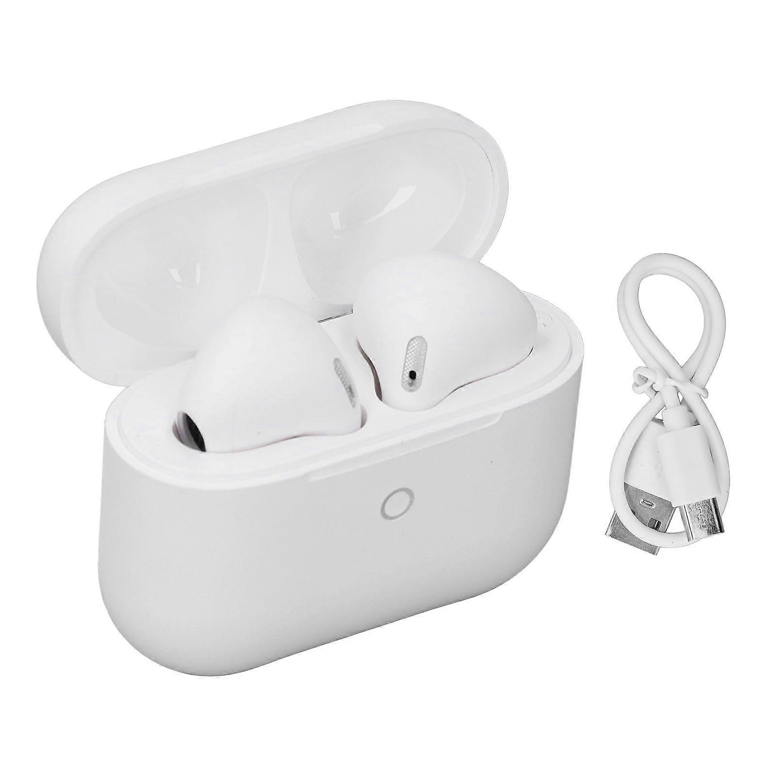 Bluetooth Translator Earbuds Intelligent Noise Reduction 144 Languages Real Time Translation Earbuds with APP White