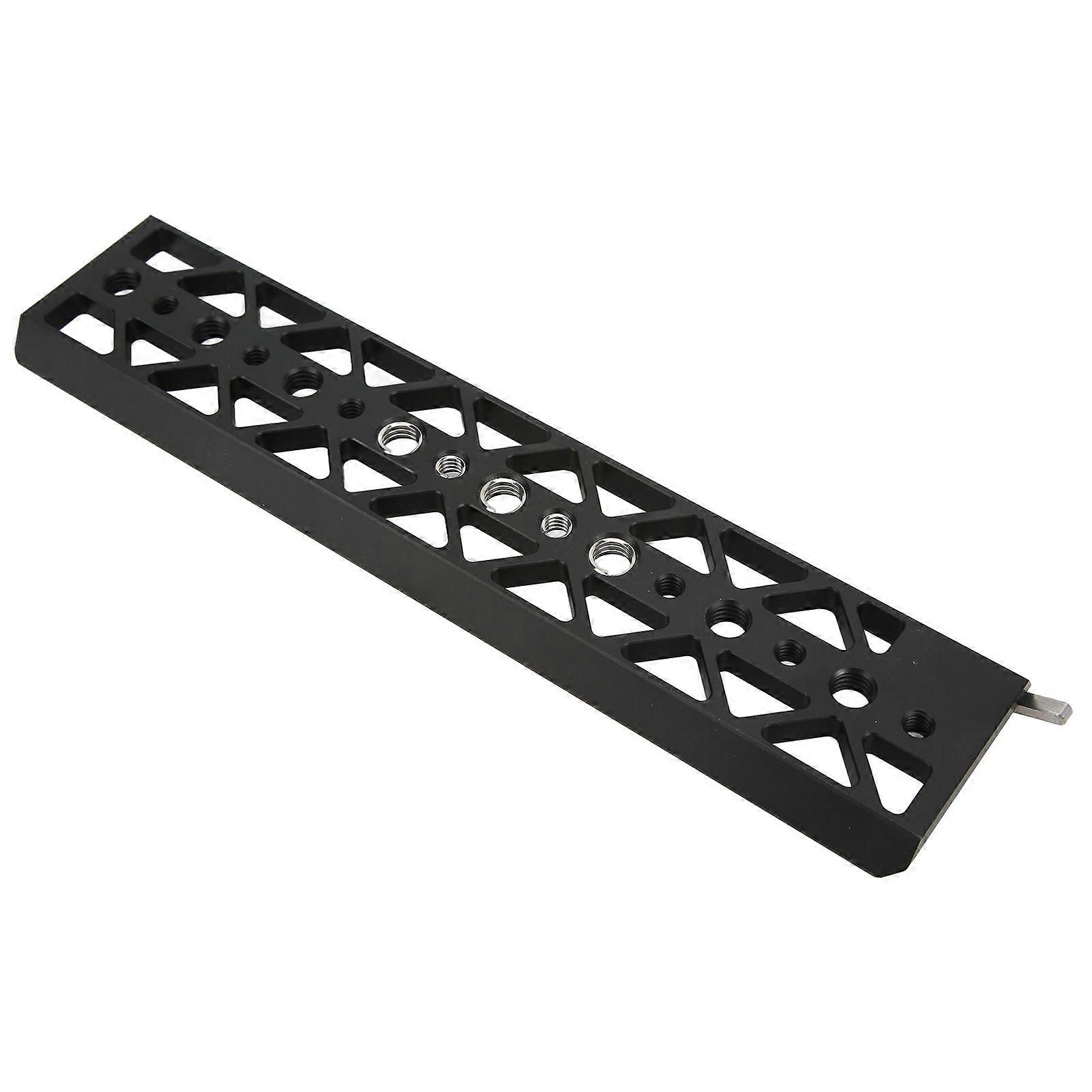 Camera Safety Dovetail Plate with 3/8 1/4 Inch Screw Hole for Mounting Tripod and Other Accessories