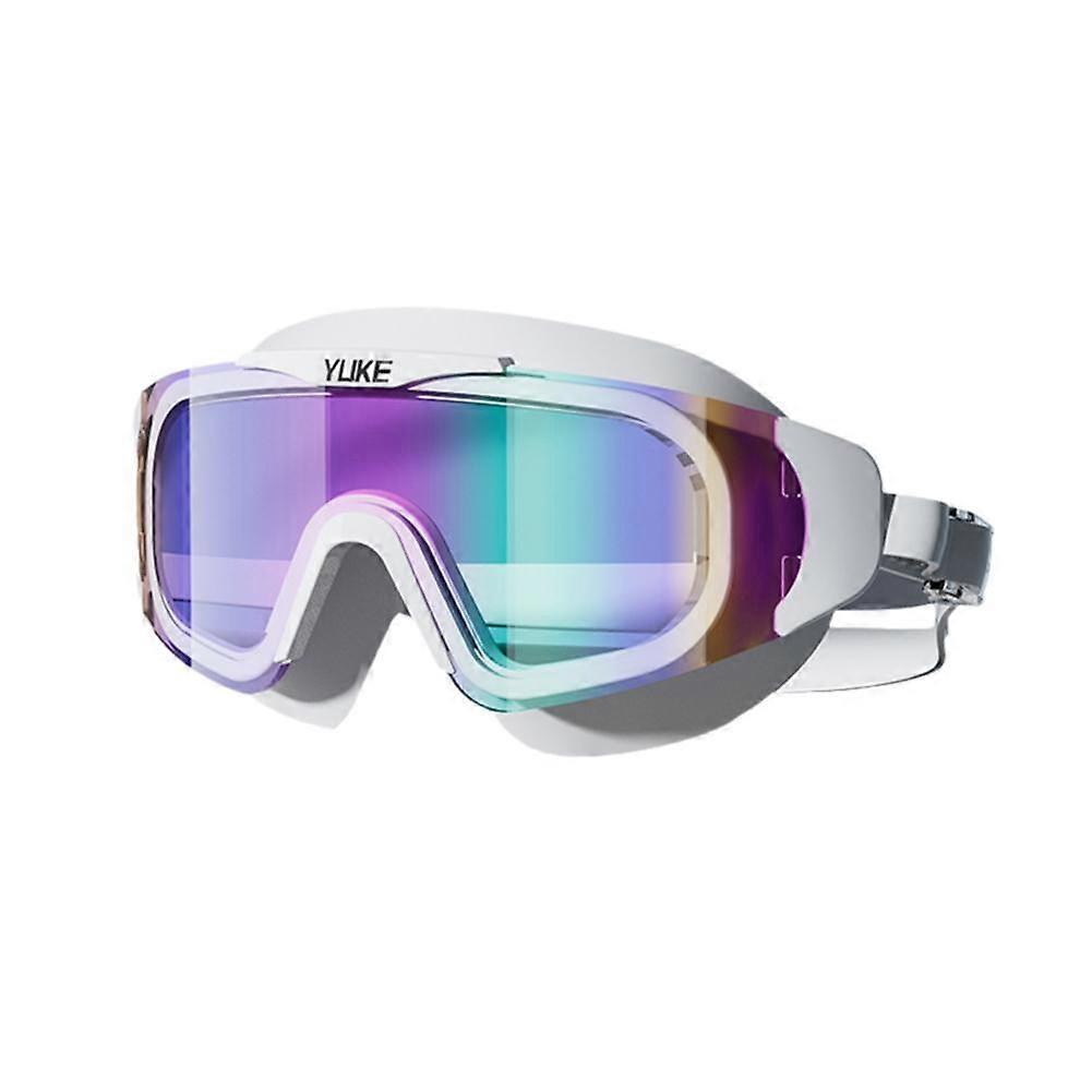 Swim Goggles for Swimming, Silicone Anti-Fog & Waterproof Design, Large Frame Comfortable Fit, Fashionable Colors
