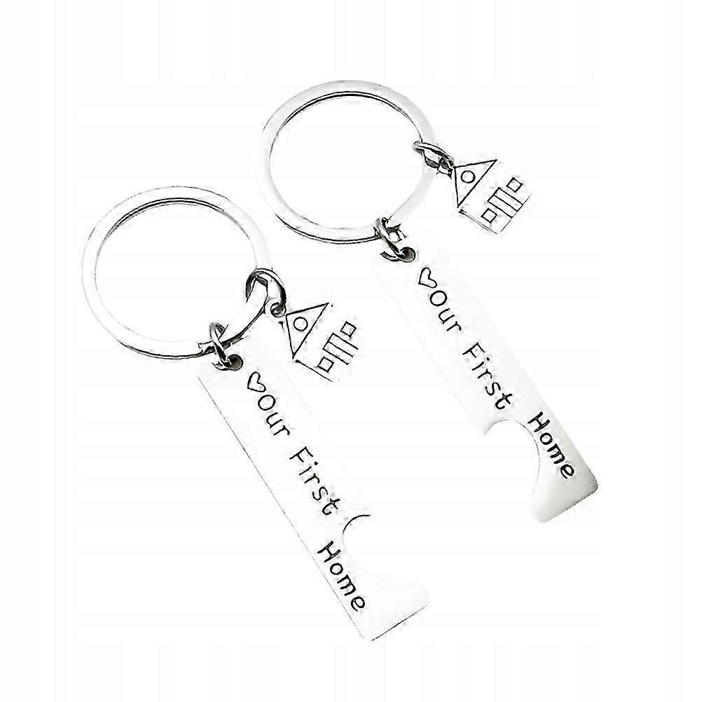 Home Keychain Housewarming Party 2 Pcs Cs fast