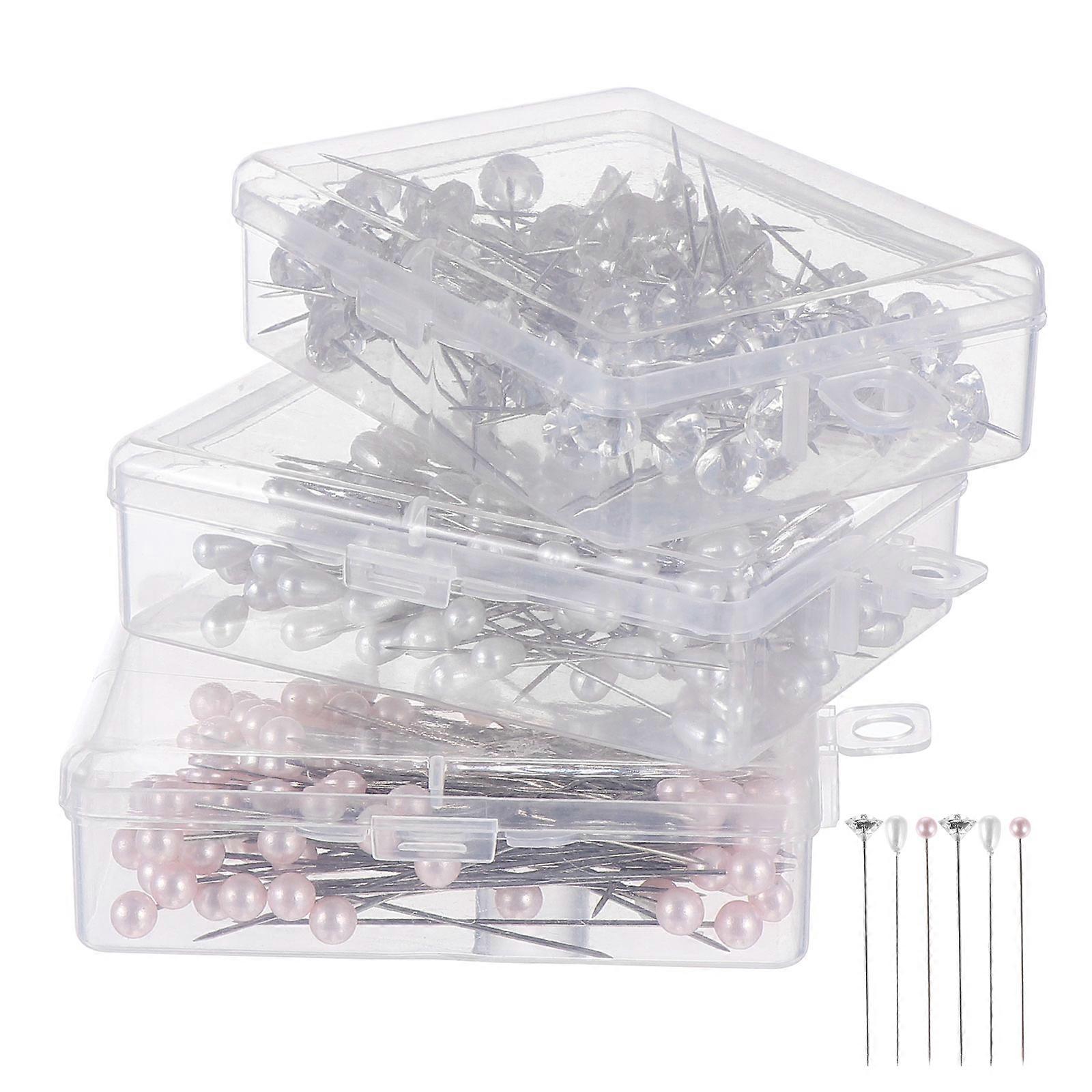 Creative Ball Head Sewing Pin for Crafting and Sewing Projects Assorted Color Fine Steel and Plastic