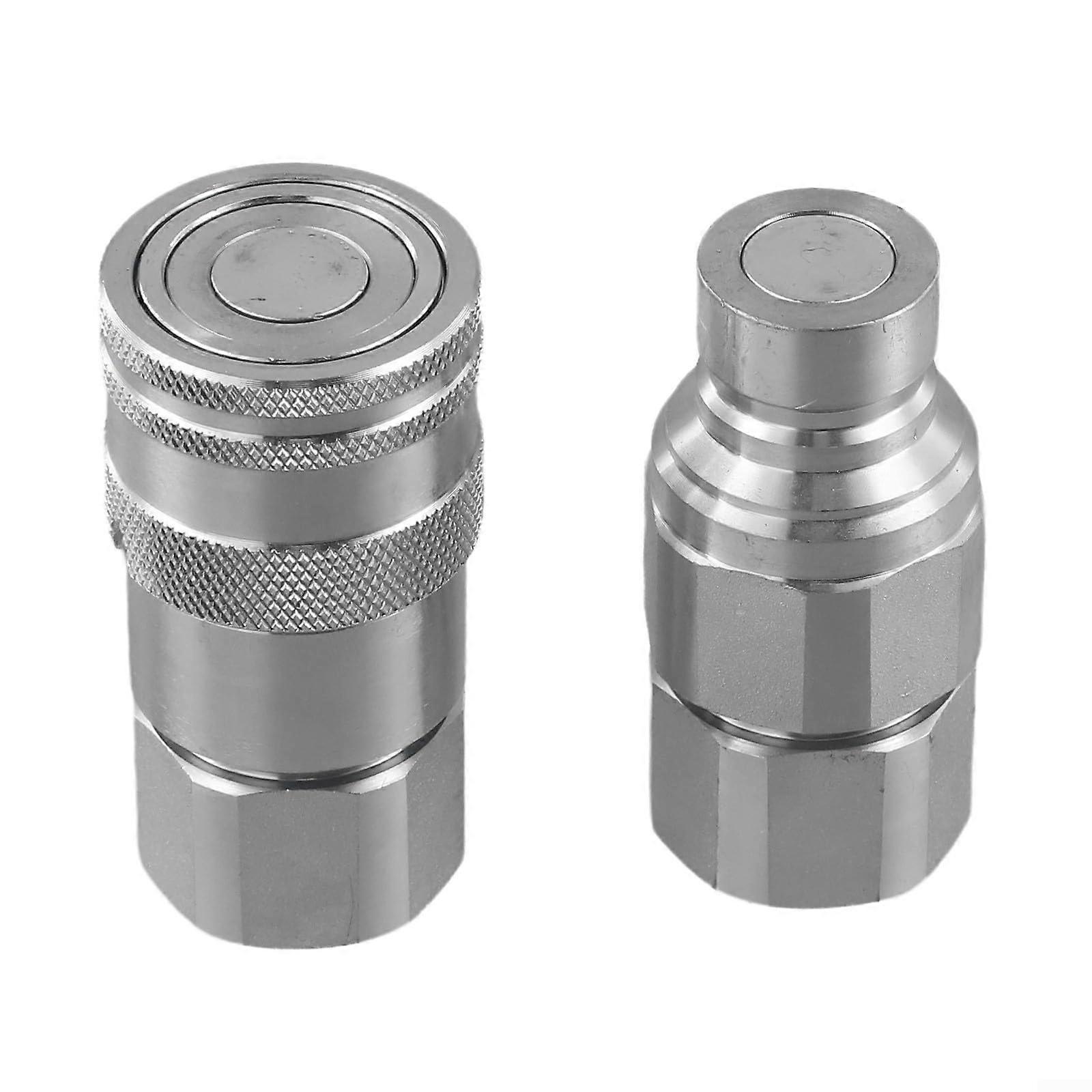 Quick Coupling Kit with Robust Valves for Agricultural Machinery, NP14 to NP34, G1/2 Compatibility