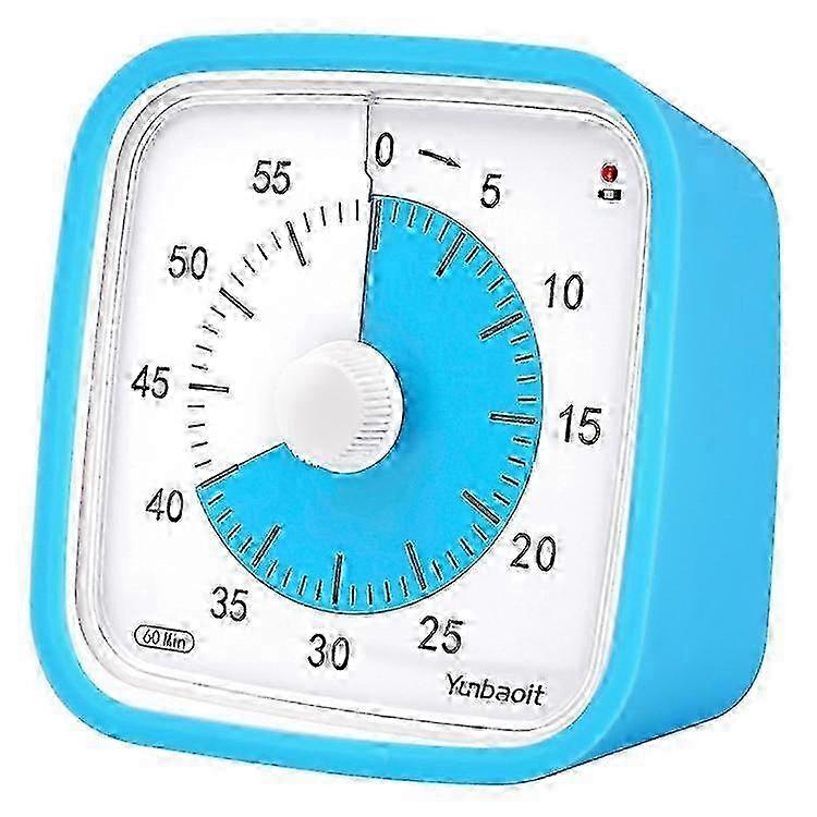 Visual Timer with Night Light 60 Minute Countdown Silent Time Management Tool for Study Work VT01