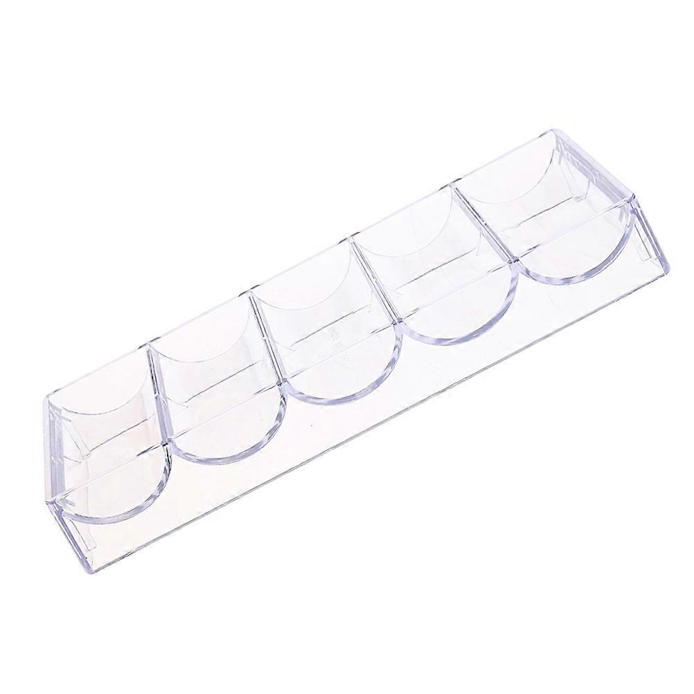 Transparent Storage Box for Game Chips with Large Capacity Acrylic Material