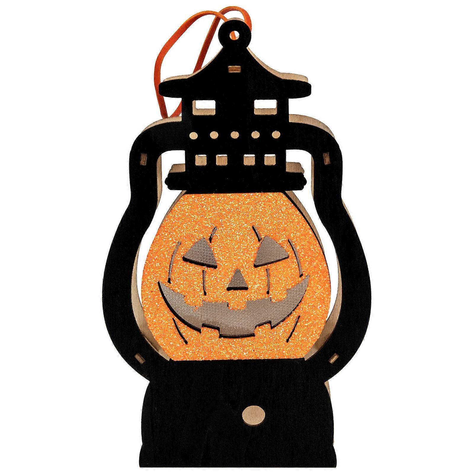 LED Emitting Pumpkin Lantern Decorative Light for Halloween Battery Operated