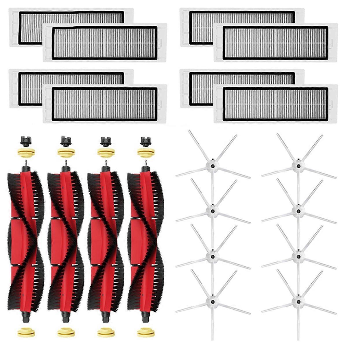 For S6 Pure S6 E4 S4 Max S6 MaxV S5 S5 Max S4 E2 E3 E5 E20 E25 E35 Main Side Brush Hepa Filter Set