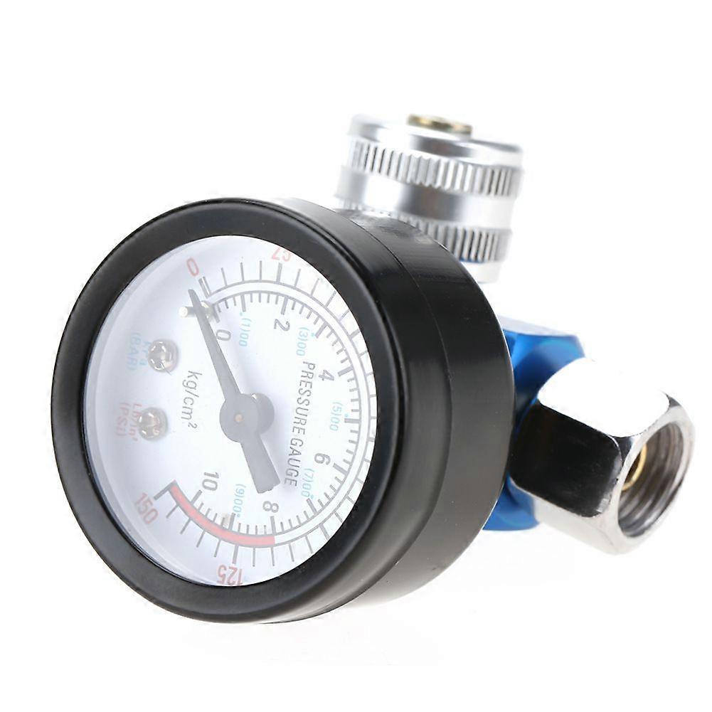 Macaron Interface Air Pressure Regulator Valve Inlet Gauge