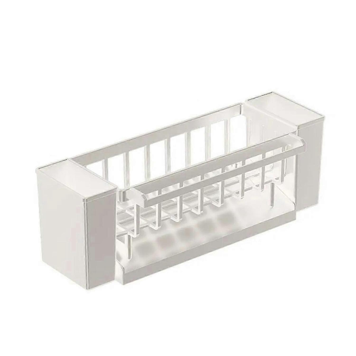 filter basket Kitchen Sink Drain Rack white