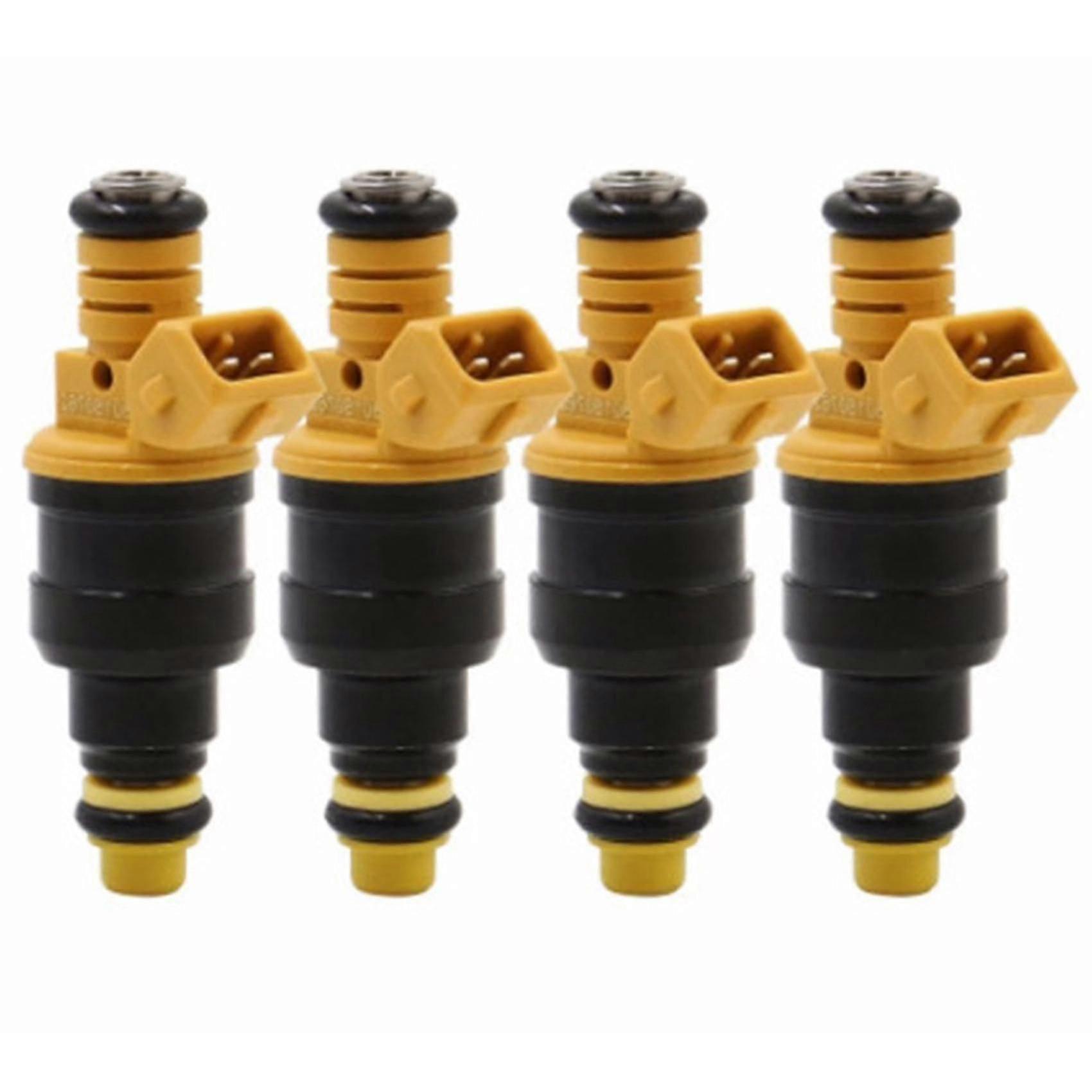 4 件汽车喷油器套装0280150762适用于标致 405 505 沃尔沃 240 244 245 740 780 940 1.9 升 2.2 升 2.3 升