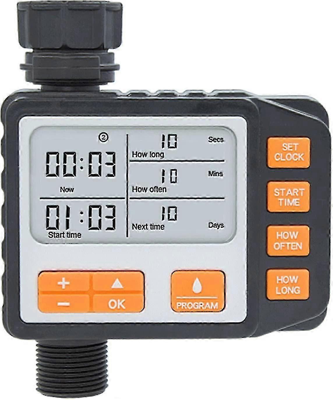 Electronic Water Timer for Outdoor Hose - Multiple Programs for Garden and Lawn Care