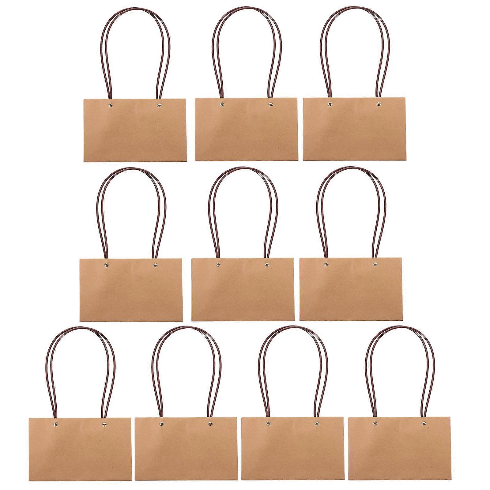 Convenient Wrapping Bag Khaki for Gift Accessories 20Pcs