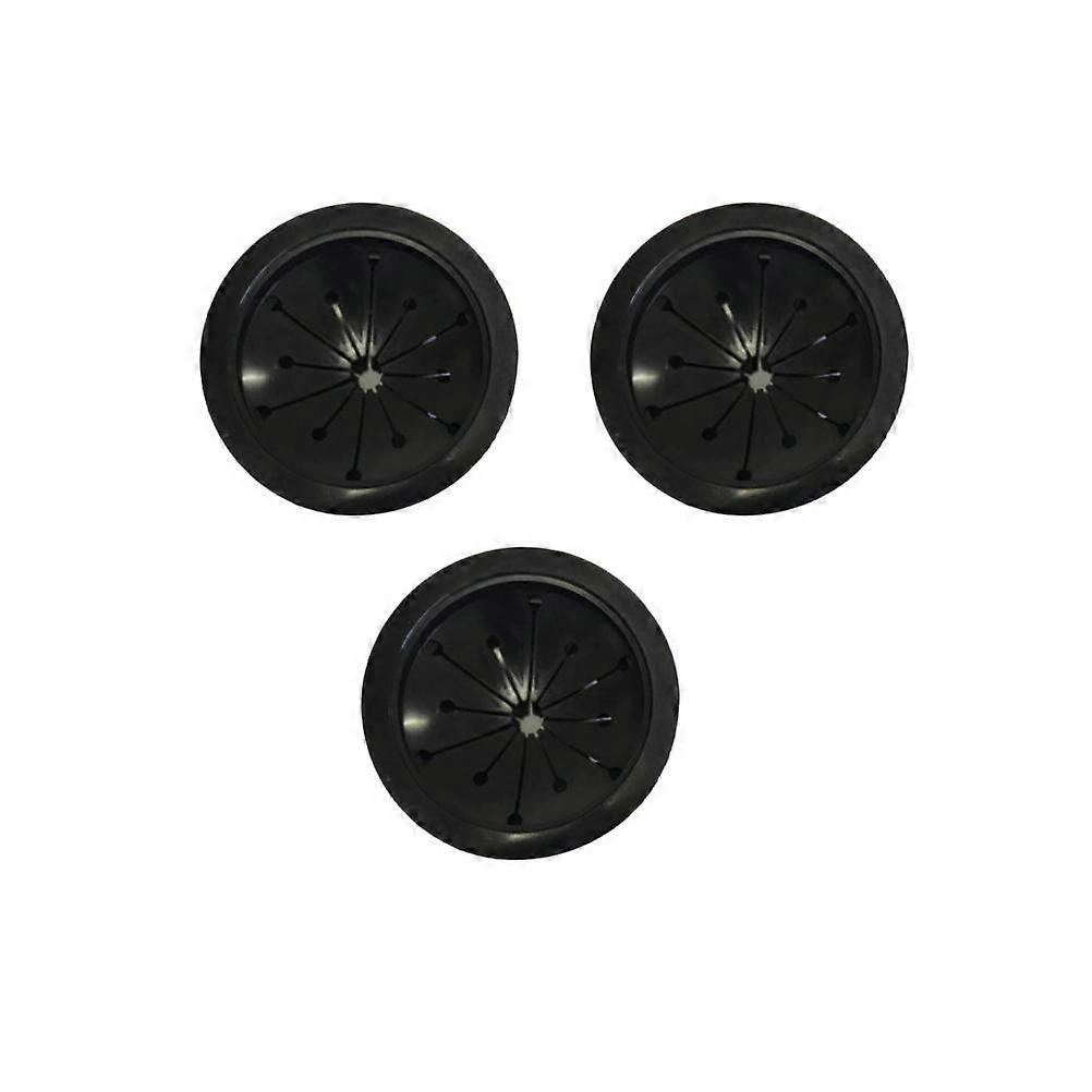 Practical 3Pcs Seal Ring for Waste Processor Spray Proof Black Rubber