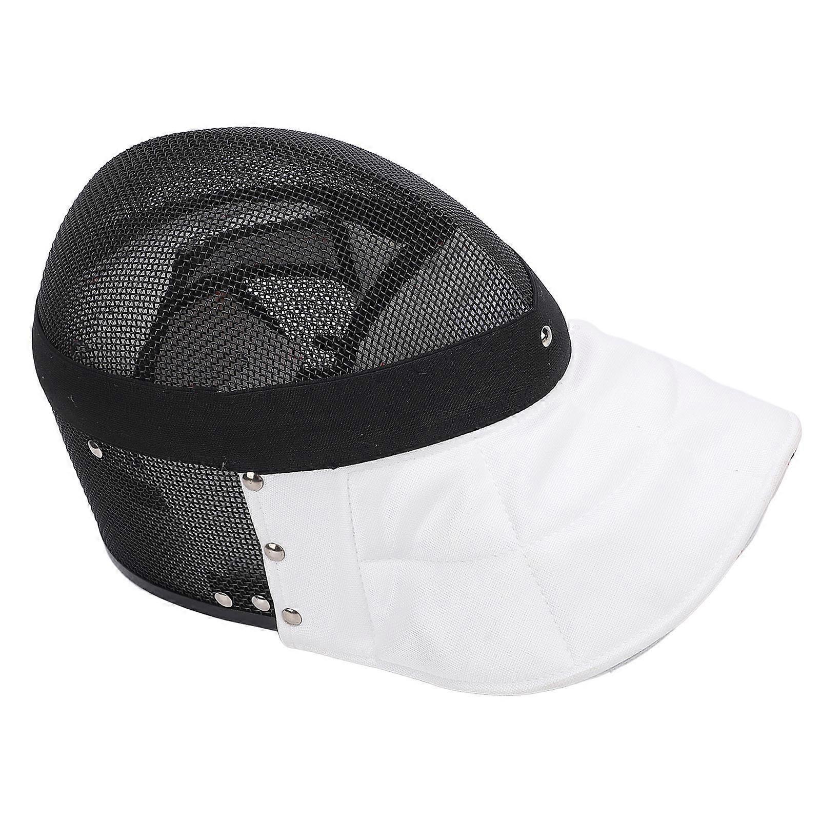 Fencing Helmet Carbon Steel Mesh Stab Proof Headgear for Training