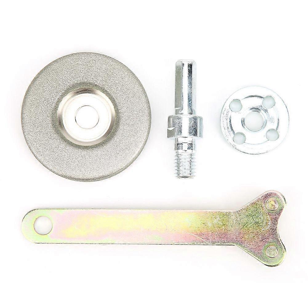 5.6cm Diameter Grinding Wheel High Hardness Sharpening Stone for Planing Tool Drill Scissor180 Grit