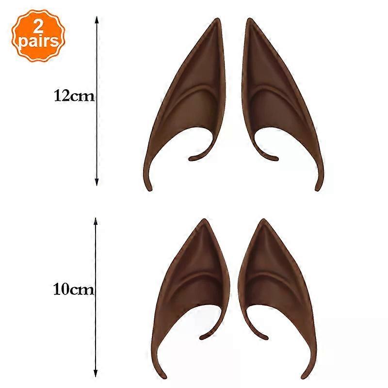 Latex Elf False Ears Fairy Angel Butterfly Ears Cosplay Halloween Costume Props Masquerade Halloween Decor Accessories Supplies