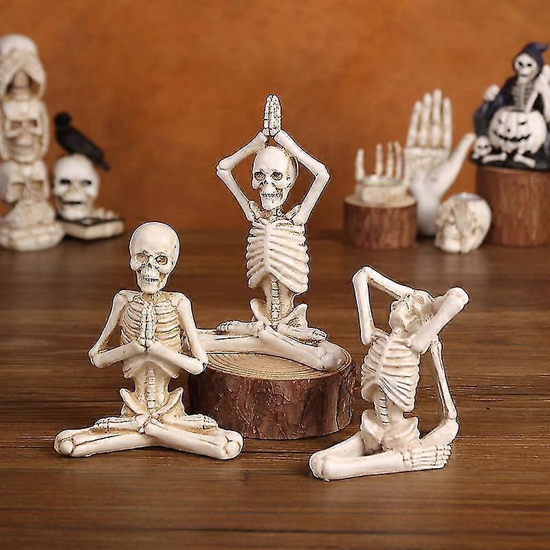 Halloween skull decorations, holiday party atmosphere decorations, haunted house, ghost script, horror decoration props to kill