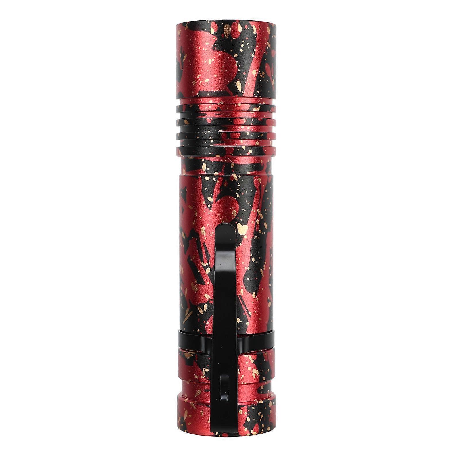 Portable Flashlight 800LM Type C Rechargeable 26mm x 105mm Black