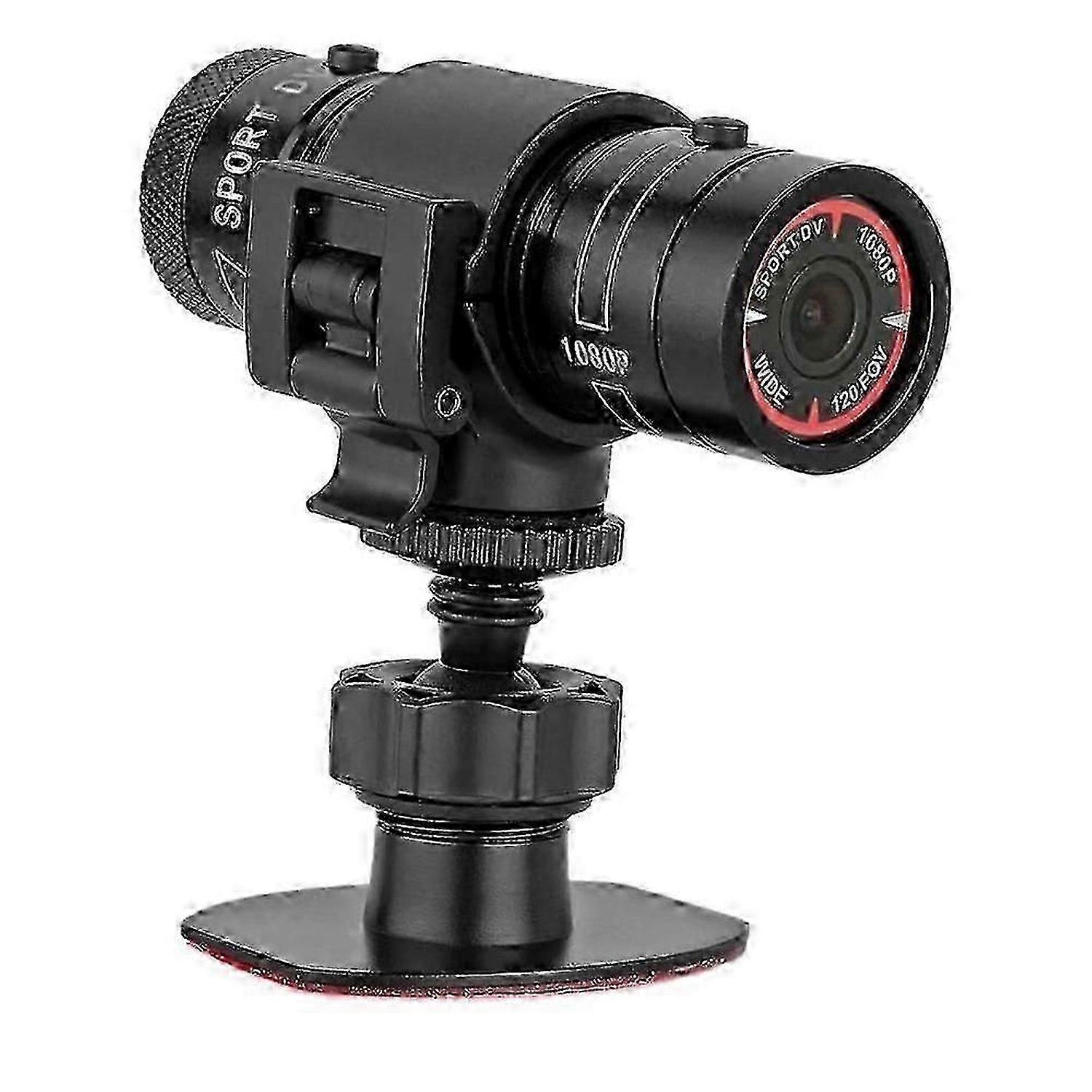 F9ミニスポーツカメラ100W 1080P屋外ライディングバイクヘルメットスポーツDVカメラビデオ防水自転車カメラ