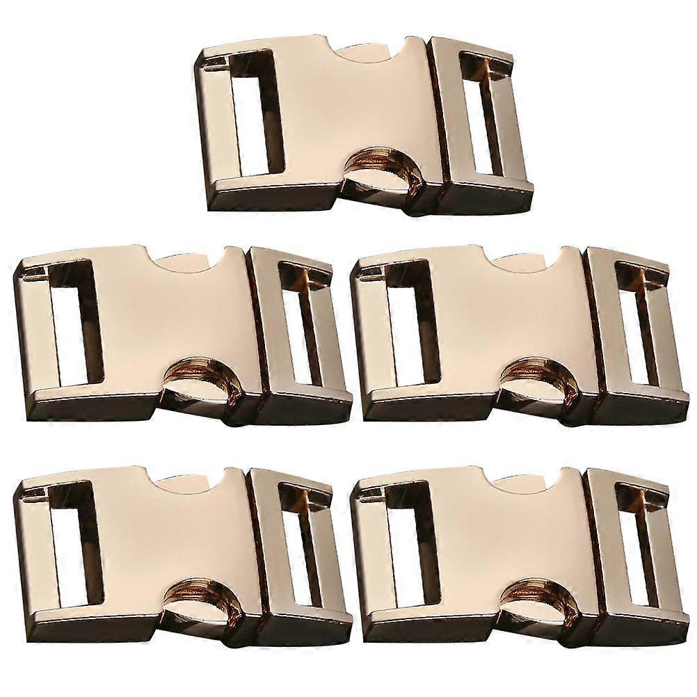 5 Pcs Multifunctional Metal Buckles Clothes Backpack Side Release Buckle