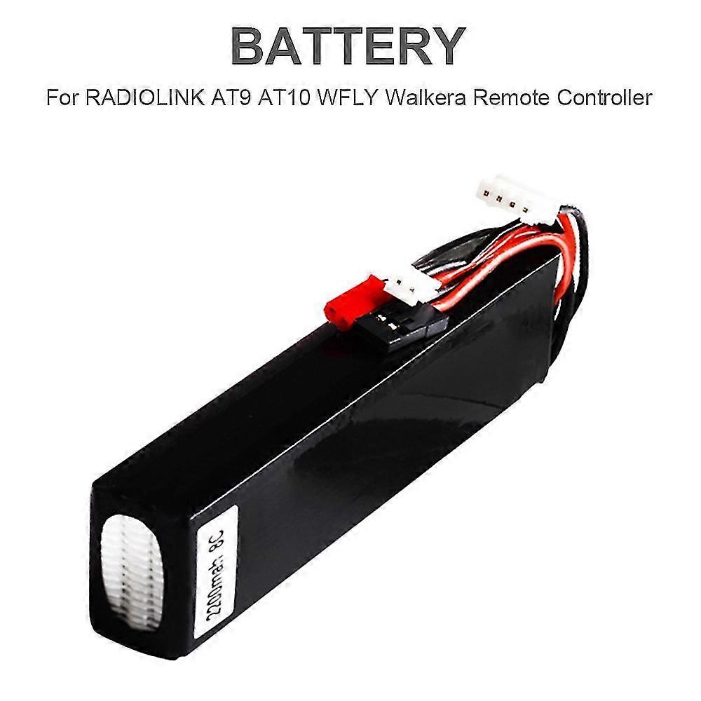 11.1V 2200mAh 8C Lipo Battery for RADIOLINK AT9 AT10 WFLY Walkera FLYSKY TH9X Remote Controller-2025-ss