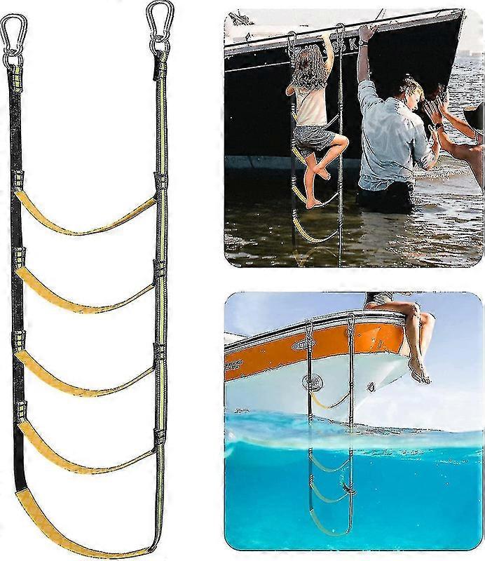 Båt Rep Stege, Bärbar Båt Rep Stege Förlängning Fiske Rep Stege För Uppblåsbar Båt, Kajak 1st Tw