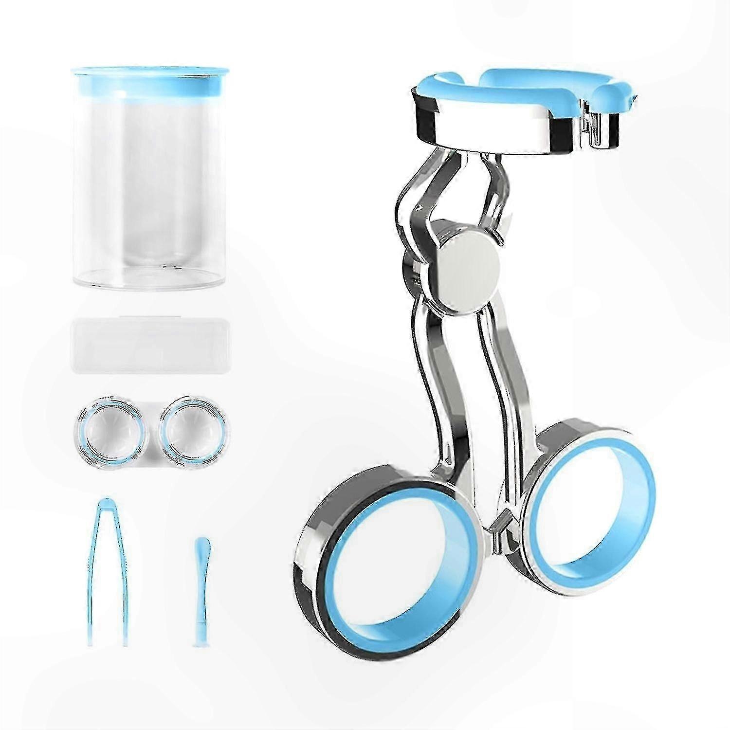 Flexible Silicone Tool for Contact Lens Insertion and Removal with Center Axis Design