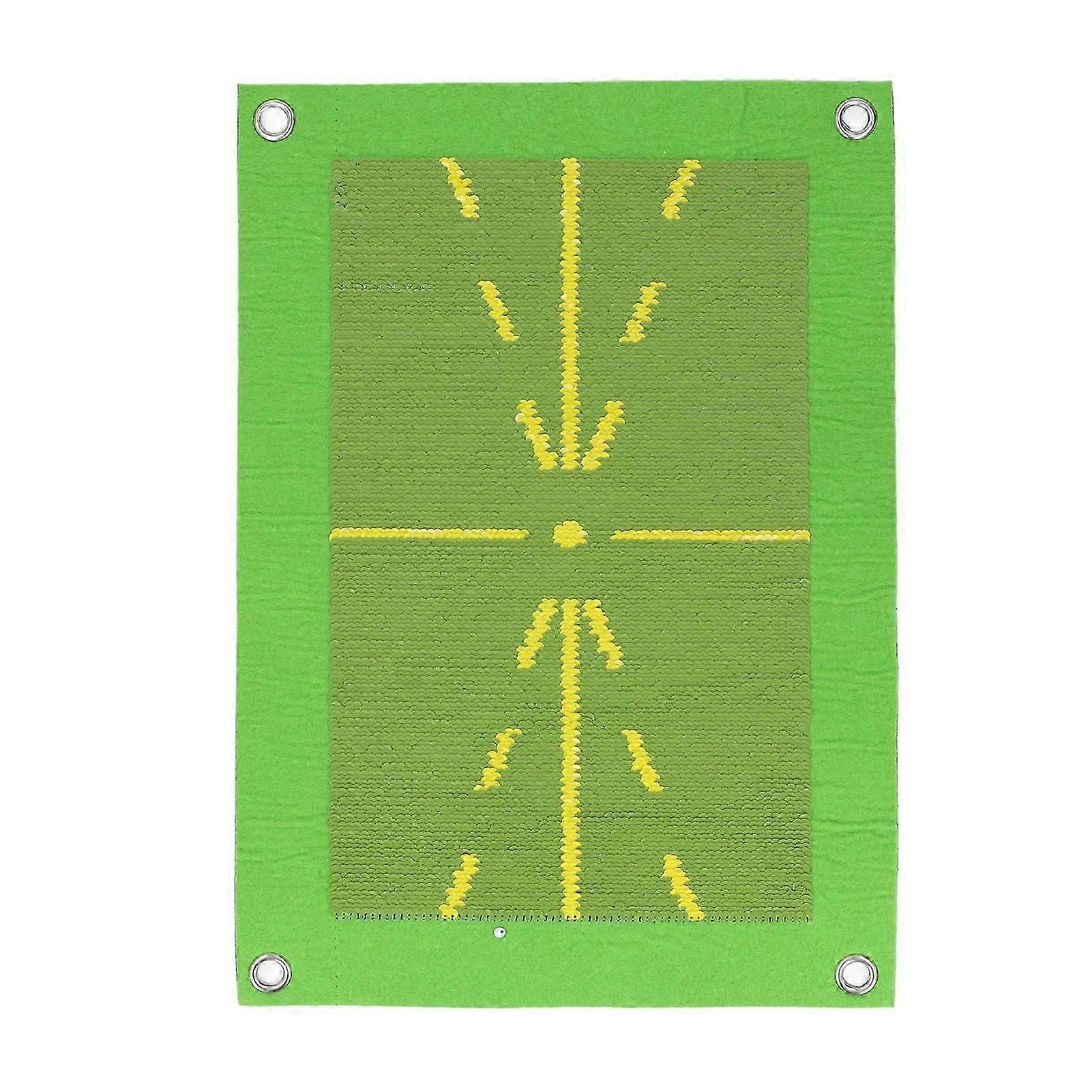 Hitting Practice Mat for Swing Detection and Batting Path Feedback with Slip Resistant Design