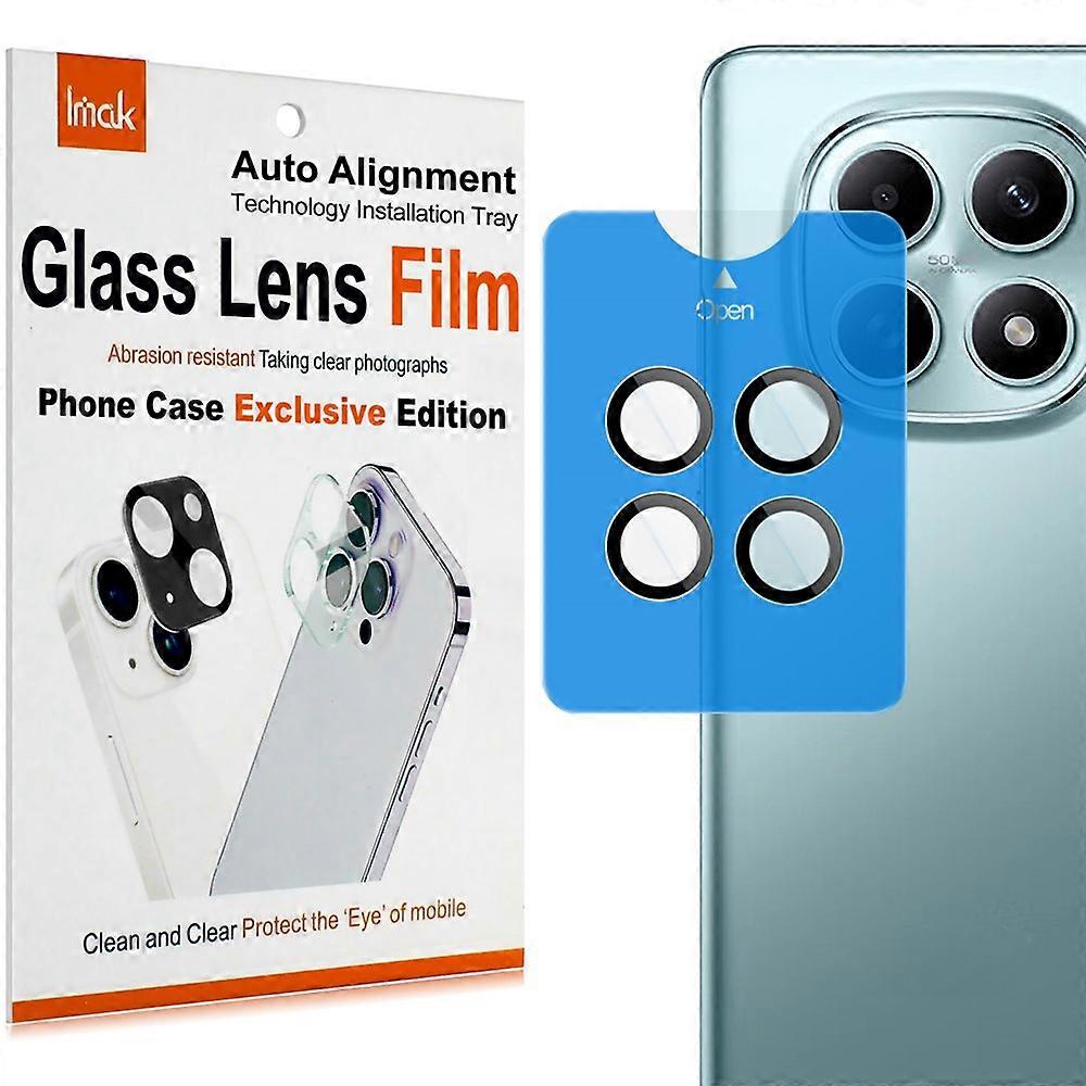 IMAK Compatible For Xiaomi Redmi Note 15 5G Tempered Glass Camera Lens Protector with Self Positioning Frame (Scaled Down Version)