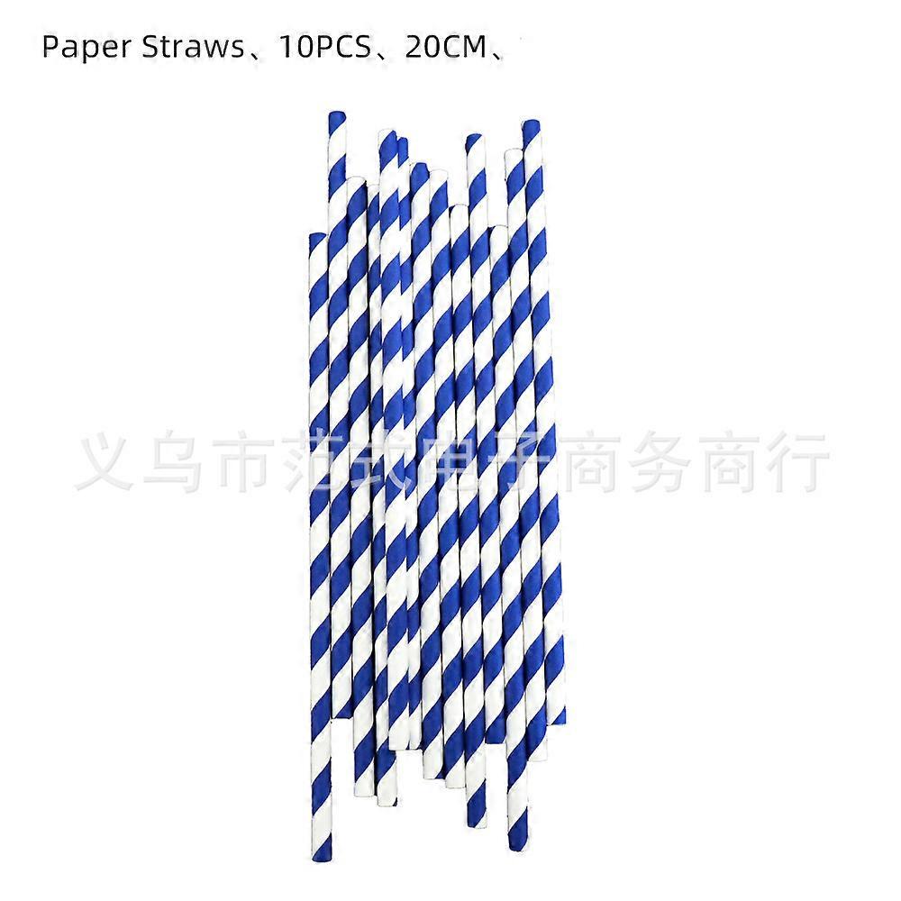 Disposable color striped paper straws individually packaged beverage milk tea straws coffee straws disposable tableware