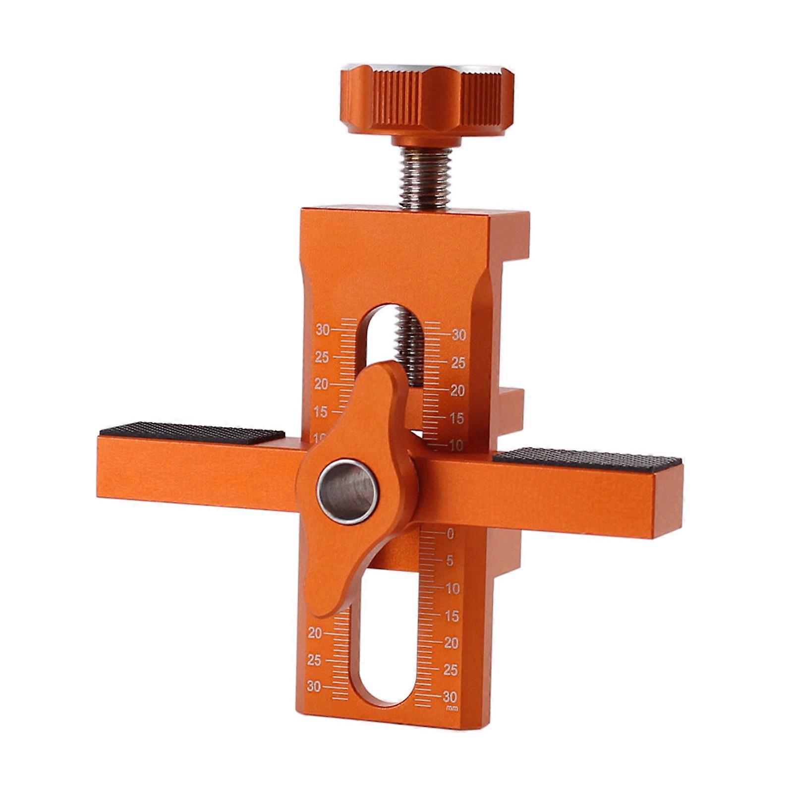 Woodworking Cabinet Door Installation Jig,Door Panel Installation Rebounding Device Drilling Tool 2 In 1 Quick Positioning Tool