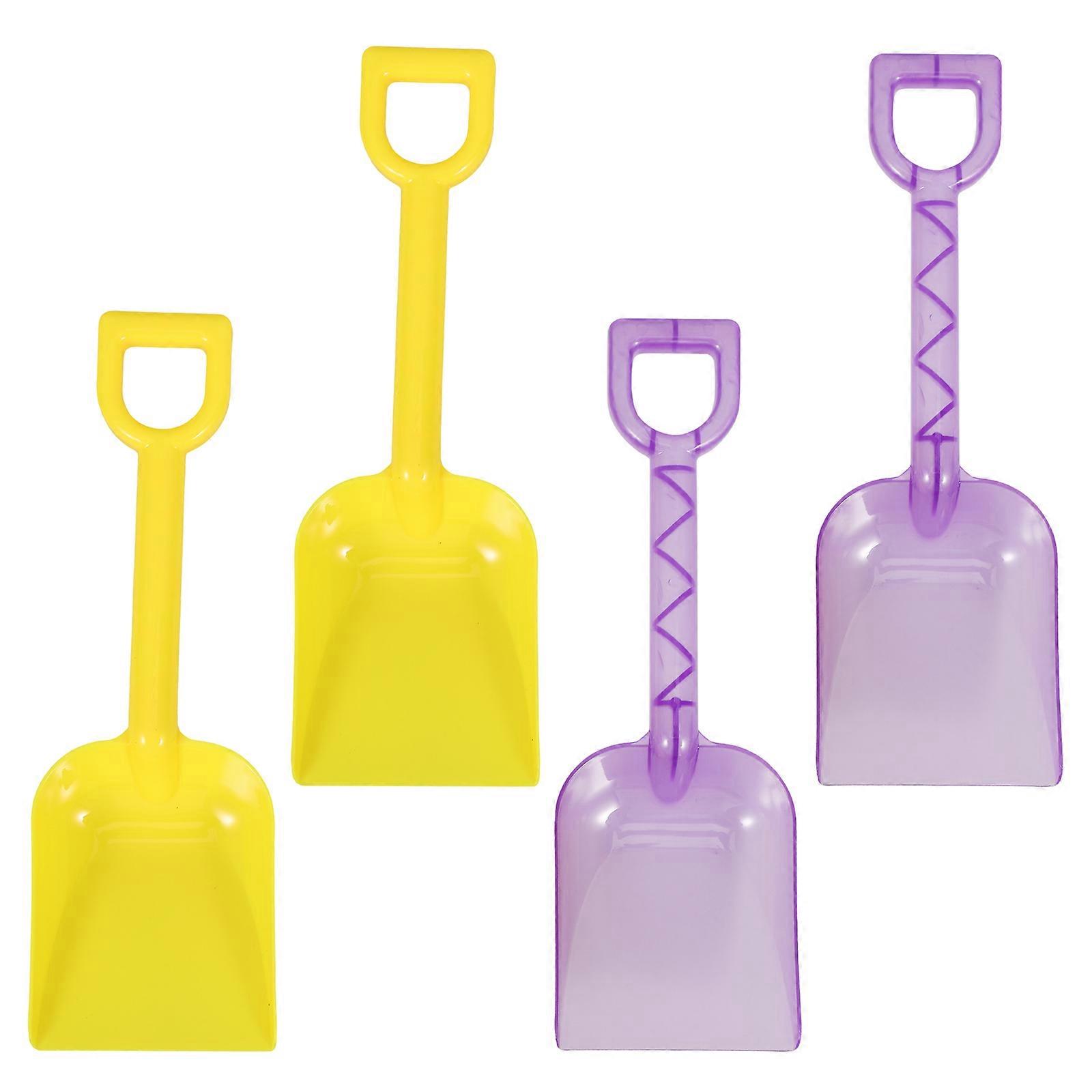 Sand Toy Plastic for Kids Playing 4Pcs Beach Assorted Colors