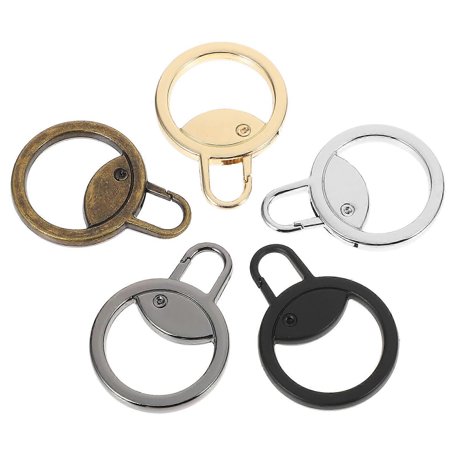 Durable Zipper Pulls for Zipper Use 5Pcs Removable Zinc Alloy Set