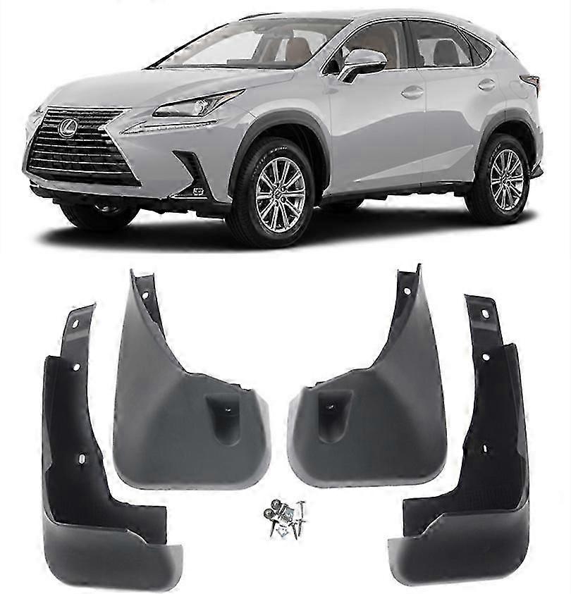 Front & Rear Splash Guards Mud Flaps FOR 2018-2021 Lexus NX NX300 NX300H