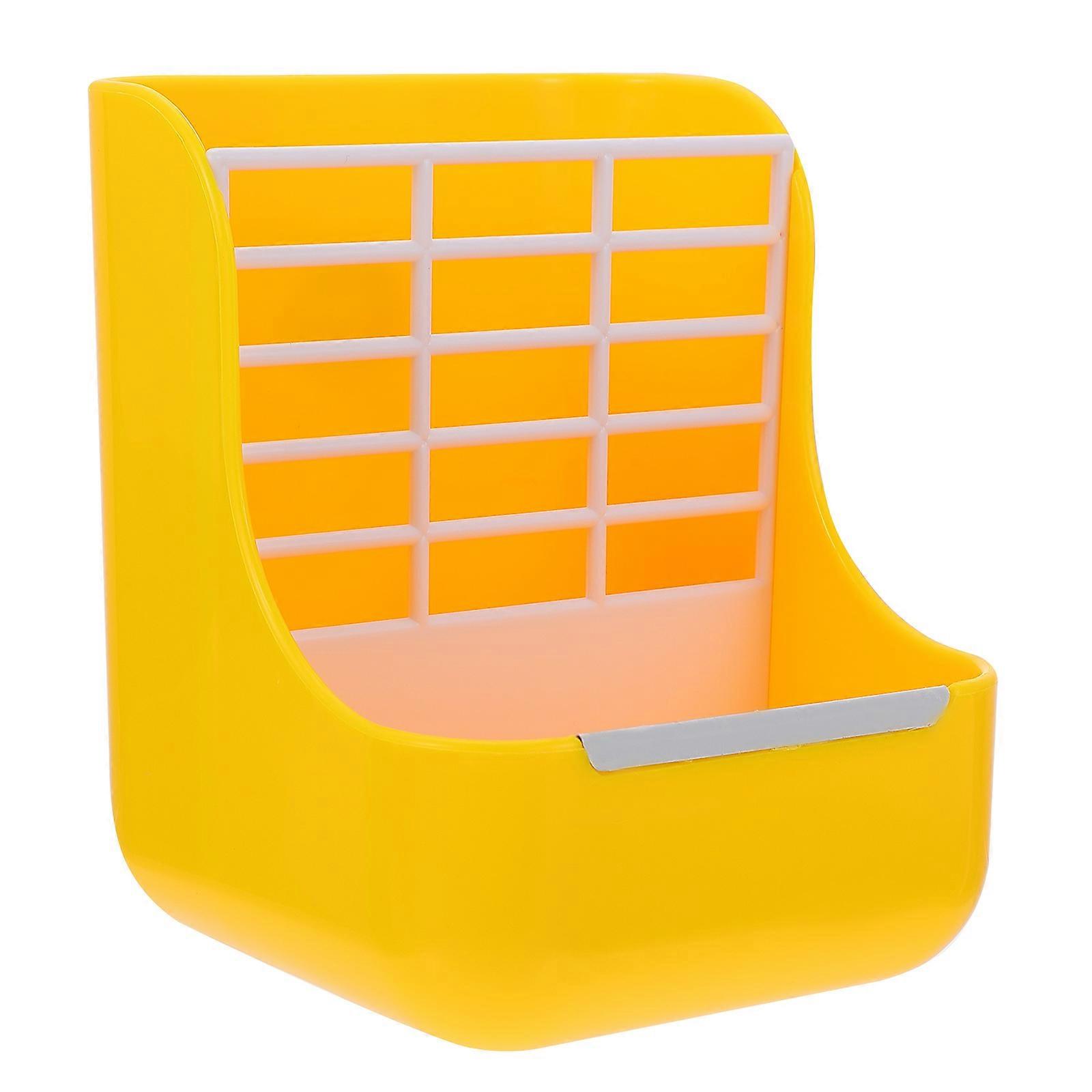 Rabbit Feeding Supplies 2 in 1 Plastic Feeder for Pet Use 1Pcs