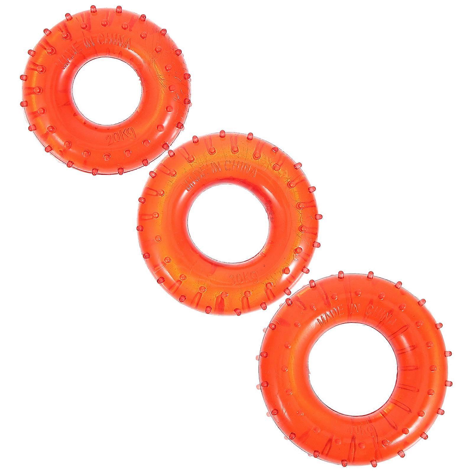 Hand Grip Strengthener Rings for Finger Training 12Pcs Assorted Color PVC