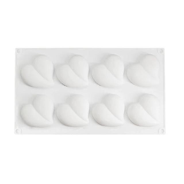 Ice Cube Trays Heart Cake Mold Silicone Dessert Mould Mousses Cheesecake Ice Cream Chiffon Cakes Pan Cake Molds