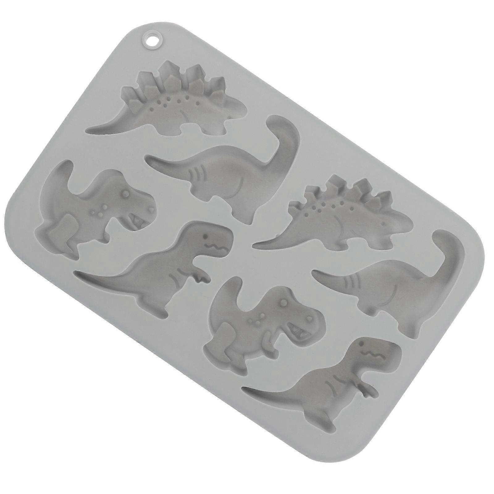 Dinosaur Shaped Chocolate Molds For DIY Baking Ideal For Baby Shower Party Non-Stick 2Pcs