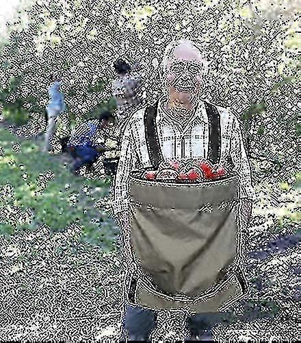 Waterproof 600D Harvest Apple Picking Bag with Adjustable Apron Pouch for Fruit