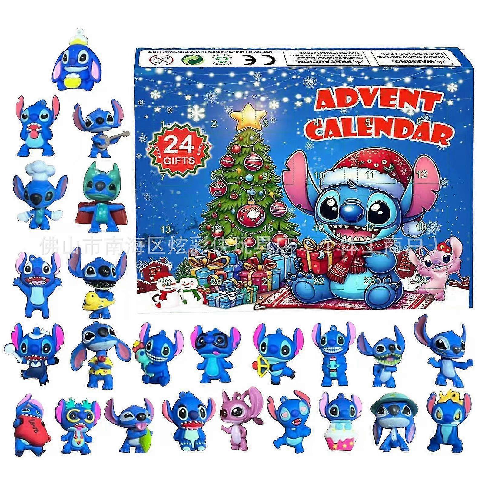 2025 Christmas Advent Calendar Lilo & Stitch Blind Box 24-Day Countdown 26s