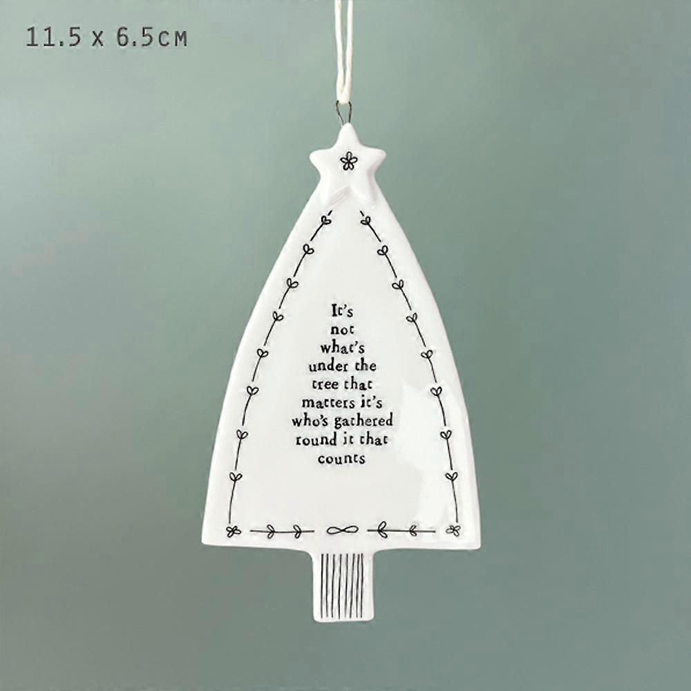 Porcelain hanger-Tree/ Under the tree