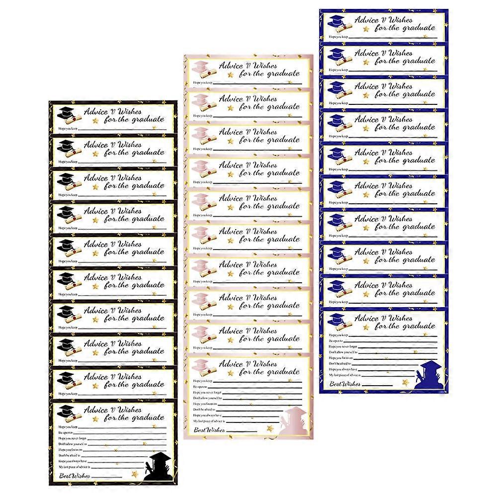 Graduation 90 Pcs Assorted Color Greeting For Graduates Special Days With Write-in Greeting Function