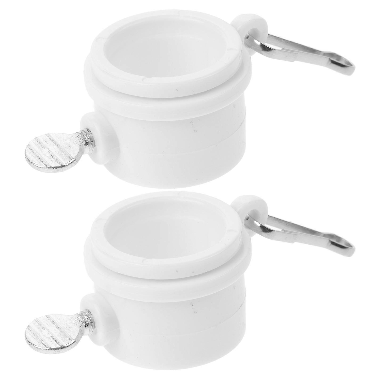 Flag Pole Rings Mounting Rings for Flagpole 3Pcs White Kit