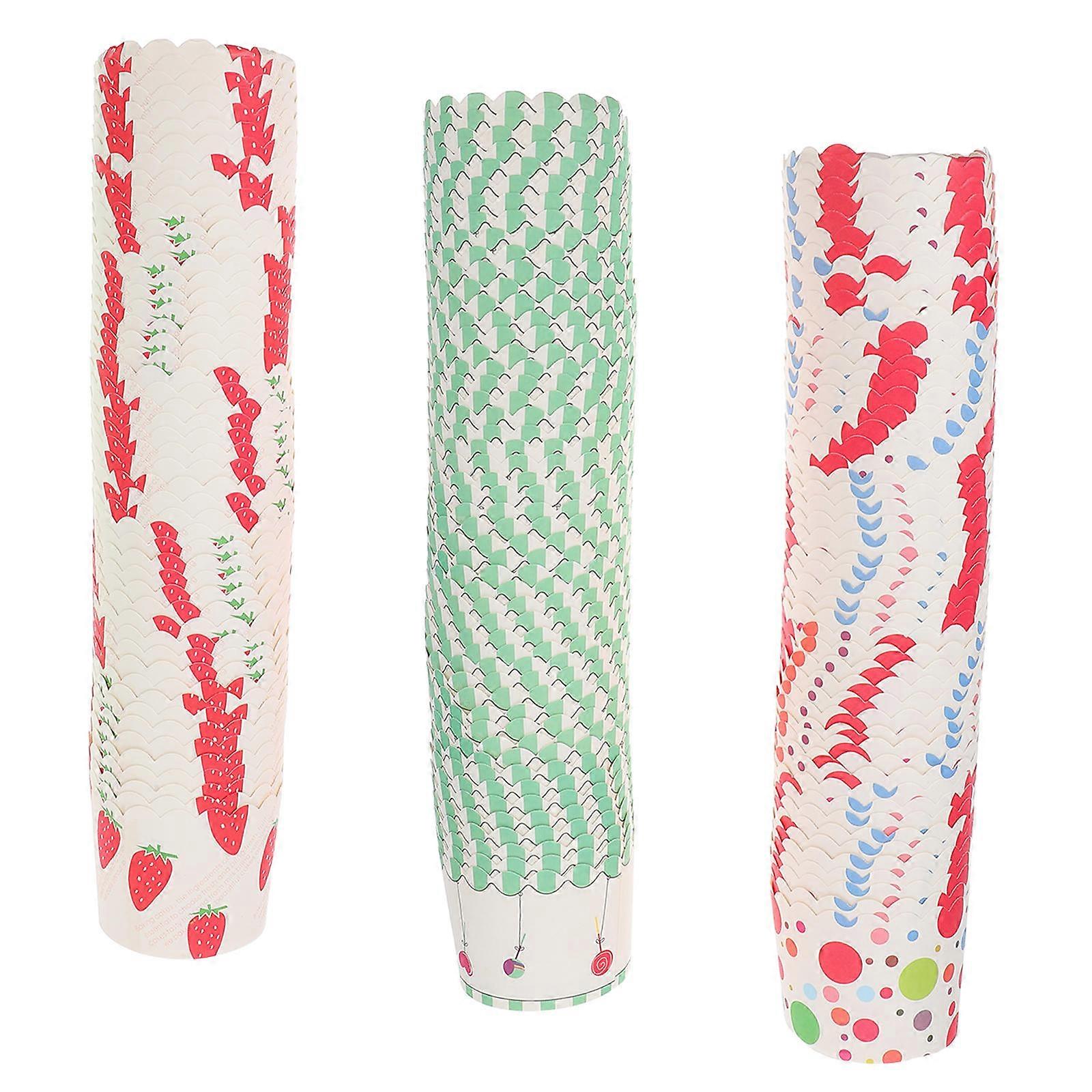 Cupcake Liners Muffin Cup for Baking 450Pcs Assorted Color Paper Cups