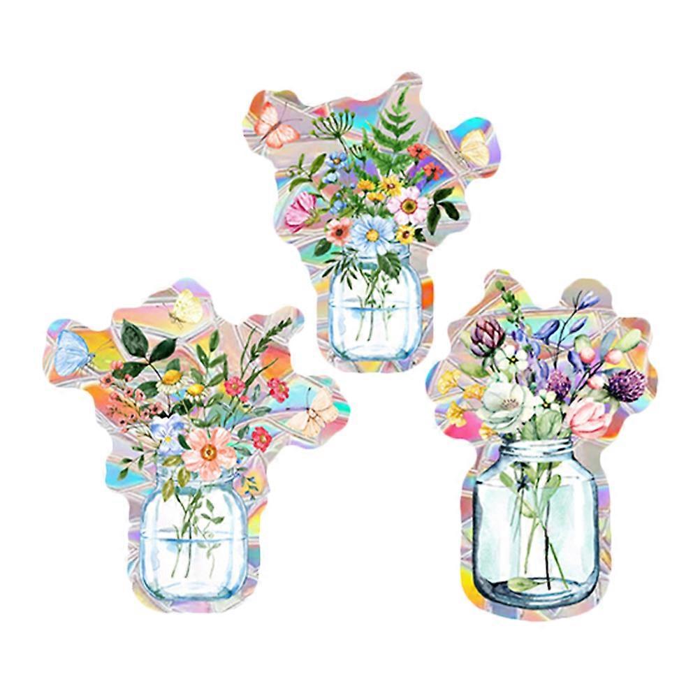 Glass Panel Decoration 5Pack Window Cling Rainbow Effect Catcher Designed For Homeowners And Office Users