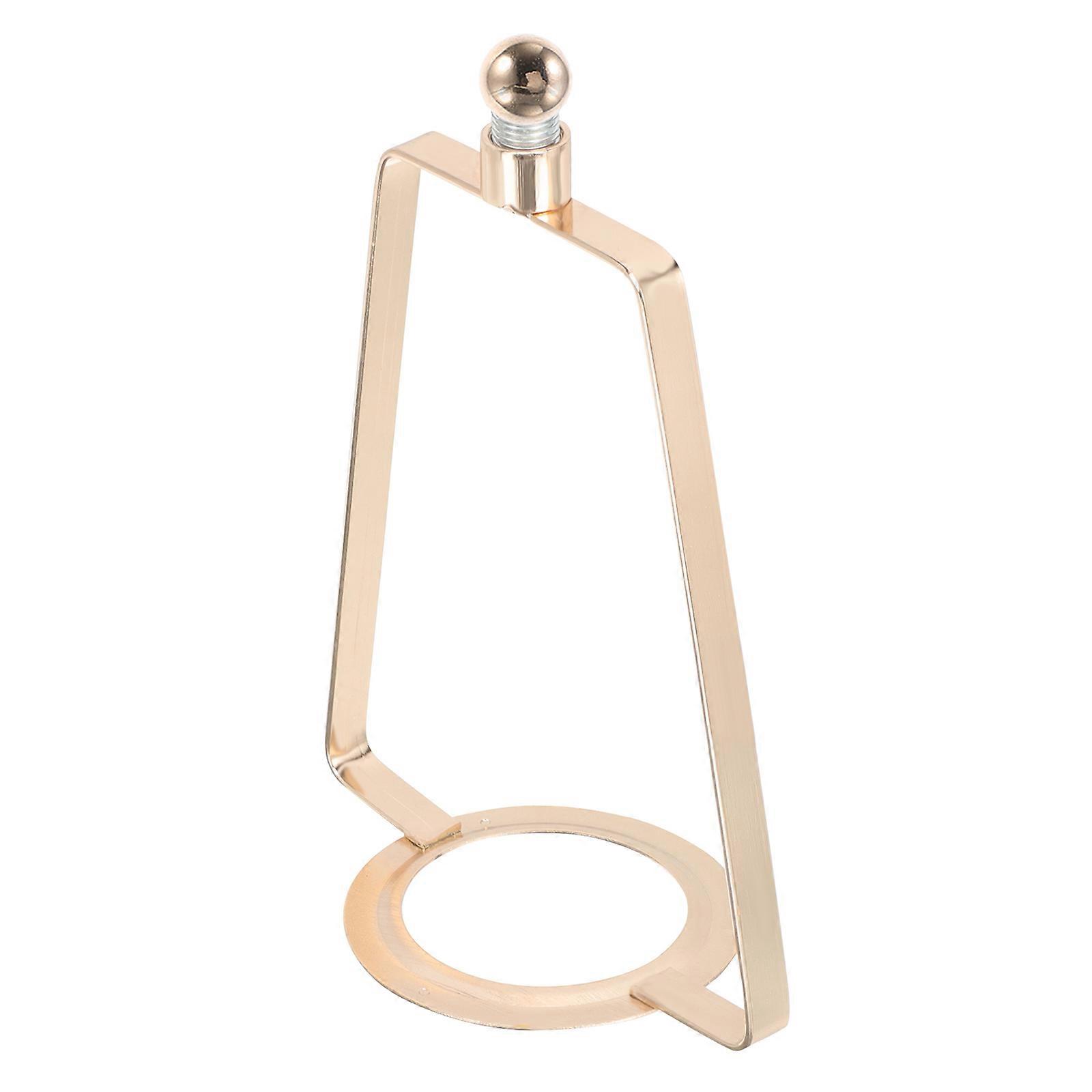 Lamp Shade Harp Holder for Lamp Parts DIY 3Pcs Golden Metal Frame